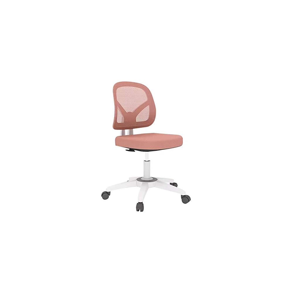 Swivel Desk Chair Ergonomic Swivel Task Chair, Armless Height Adjustable Computer Chair, Home Multifunction Chair, Easy Assembly for Home Office Chair