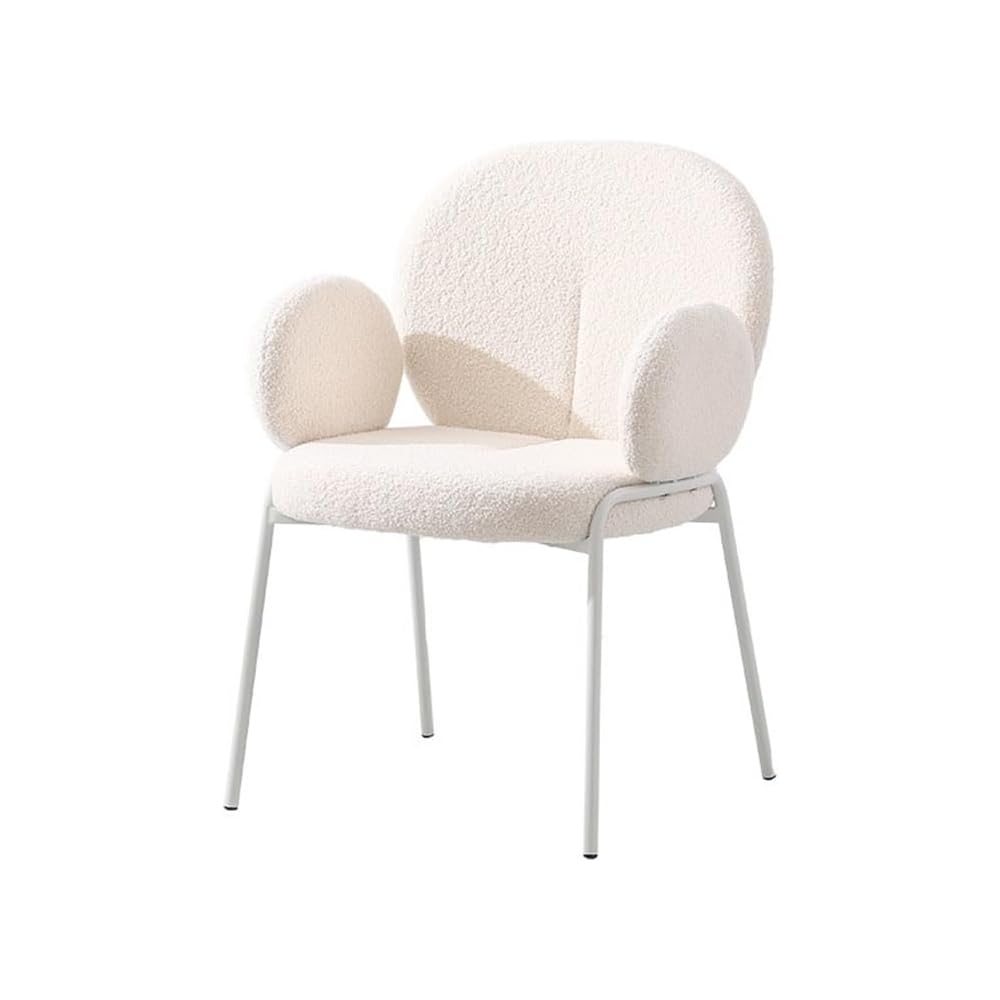Makeup Stool Bedroom Vanity Chair Feel Cream Dining Girls Backrest Nail