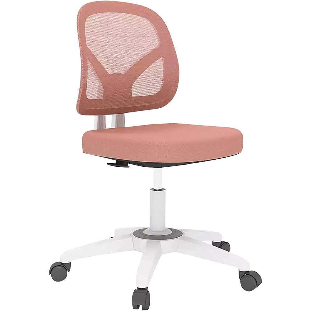 Swivel Desk Chair Ergonomic Swivel Task Chair, Armless Height Adjustable Computer Chair, Home Multifunction Chair, Easy Assembly for Home Office Chair